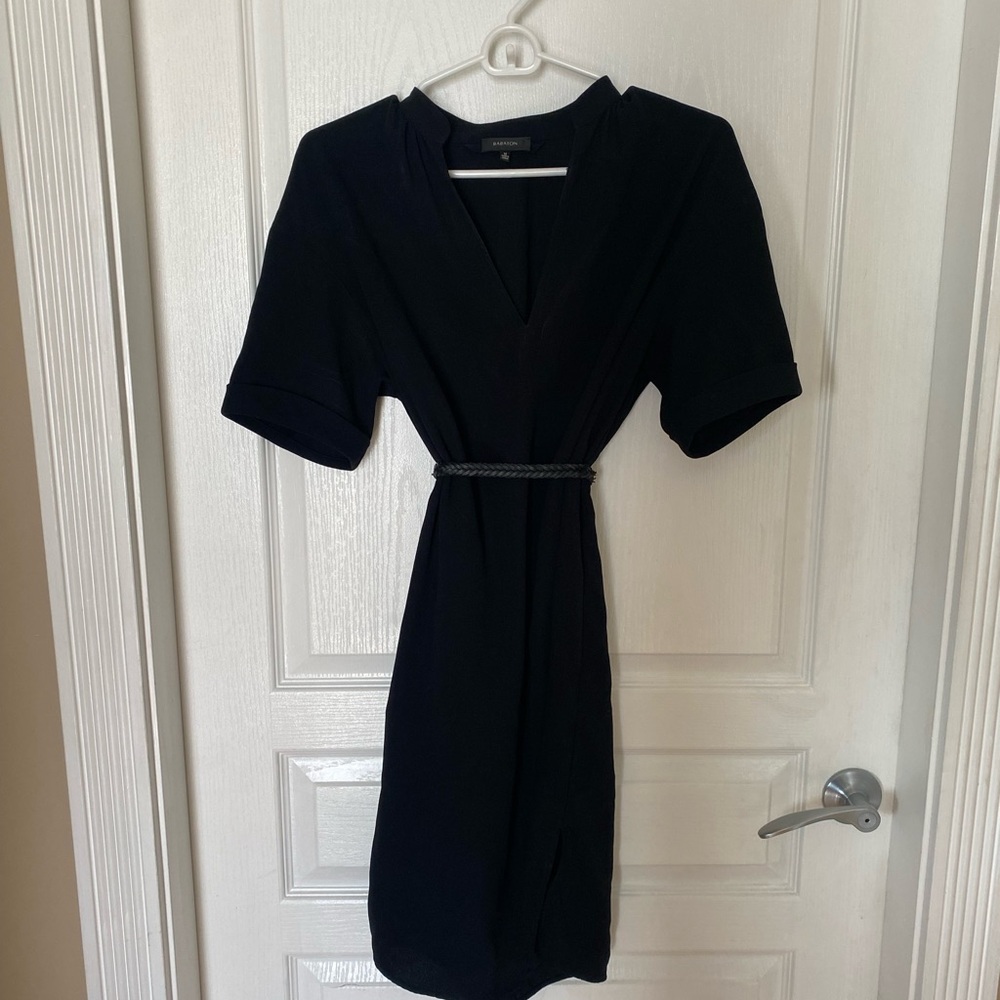 Black Aritiza Dress with Pockets & Removable Belt
